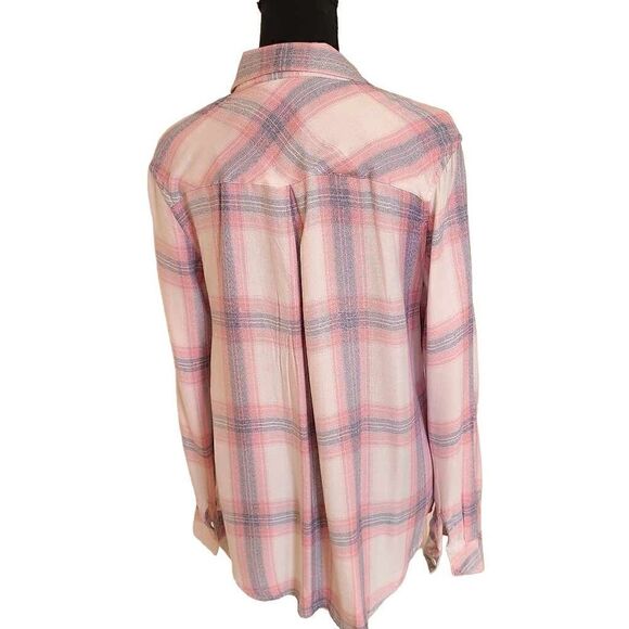 Altar'd State Lightweight Long Sleeve Button Front Blouse - Picture 3 of 11